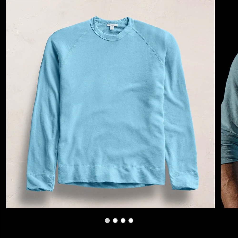 James Perse Light Blue Sweatshirt